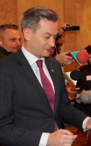 Robert Biedroń zaprzysiężonym prezydentem Słupska